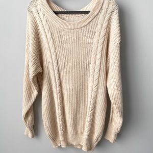 Oversized Cable knit sweater
